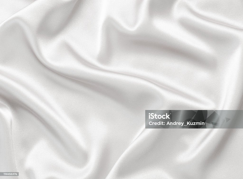 Fond de satin ou de soie blanche - Photo de Abstrait libre de droits
