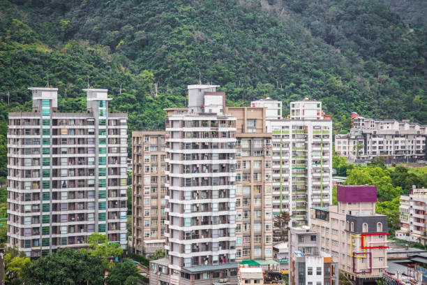 istock Mountainside new developments in Jiaoxi, Taiwan 1144557426