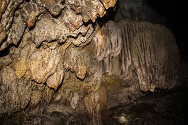 istock Beautiful Stalagtit and Staglagmit in Cerme Cave Bantul Yogyakarta, Central Java, Indonesia 1144560783