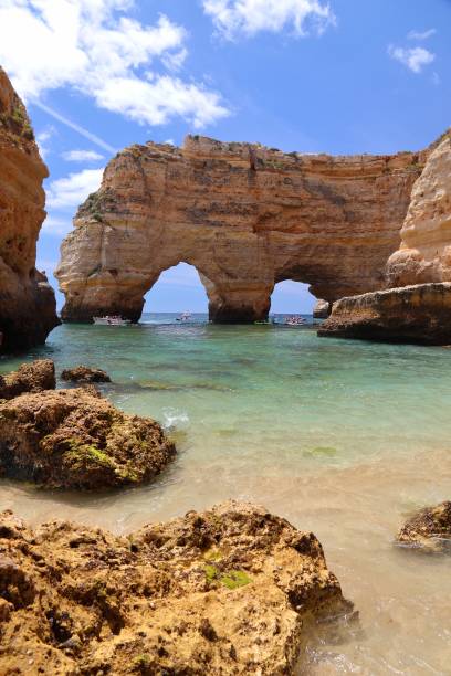istock Marinha Beach, Portugal 1144564986
