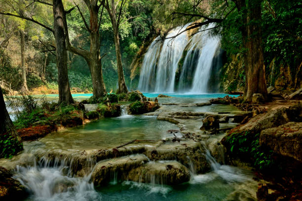 istock Mexico El Chiflon waterfalls 1144566742