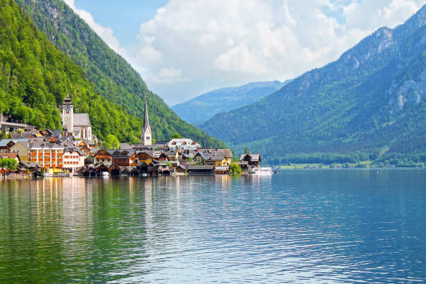 istock View of Hallstatt village in Austria. 1144568231