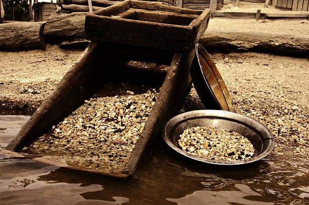 looking for gold  panning for gold photos stock pictures, royalty-free photos & images