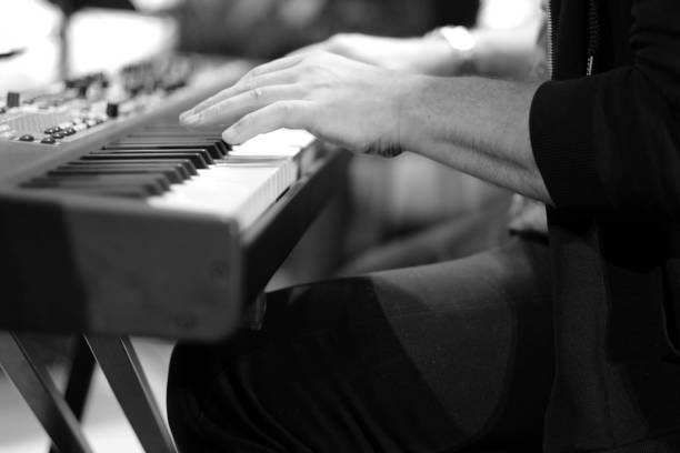 istock A musician plays on an electric piano 1144570183