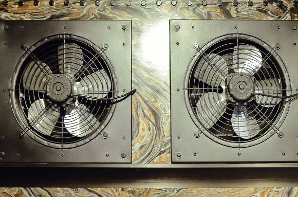 istock The fan is built into the wall. Modern kitchen hood. 1144570657