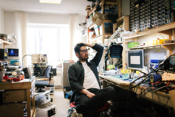 istock Portrait of an asian computer engineer 1144571711