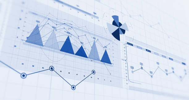 istock Financial Business Charts, Graphs And Diagrams. 3D Illustration Render 1144573868