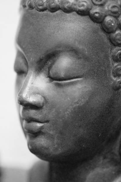 istock Face of buddha statue 1144573895