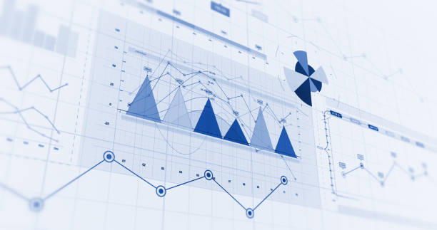 istock Financial Business Charts, Graphs And Diagrams. 3D Illustration Render 1144573937
