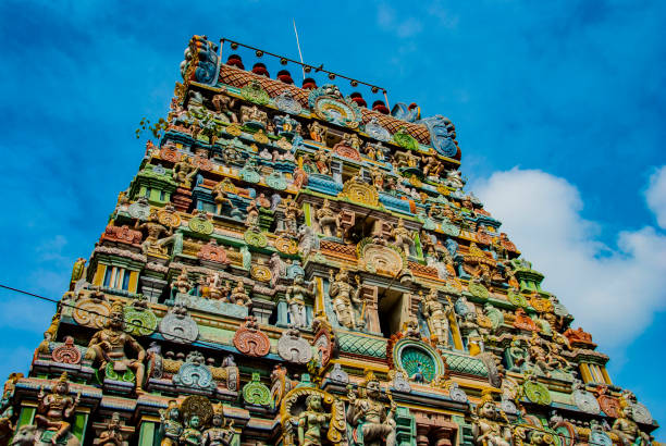 istock Hindu temple in Pondicherry in India 1144574357