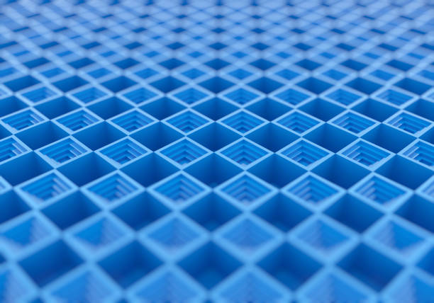 istock Abstract background with cubes - geometric abstraction - 3d illustration rendering 1144575177