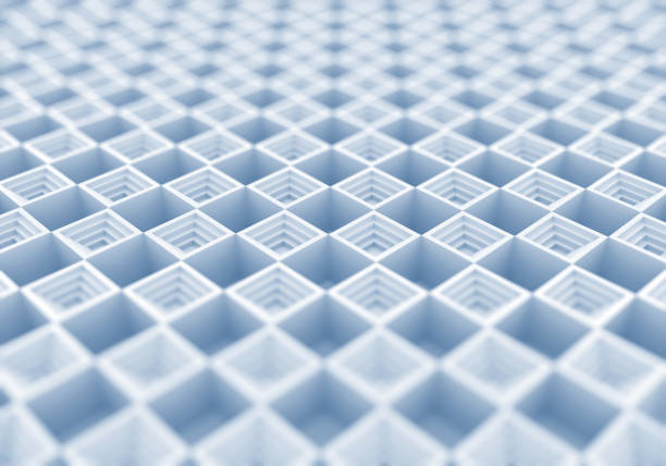 istock Abstract background with cubes - geometric abstraction - 3d illustration rendering 1144575182