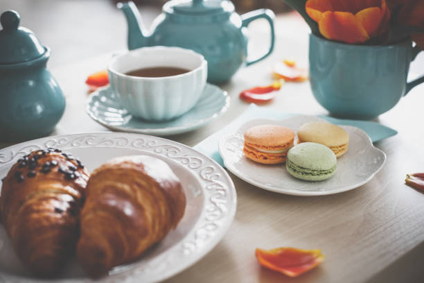 istock Tea and sweet snack 1144576925