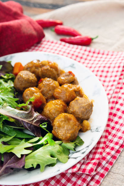 istock Traditional delicious couscous beef balls 1144577655