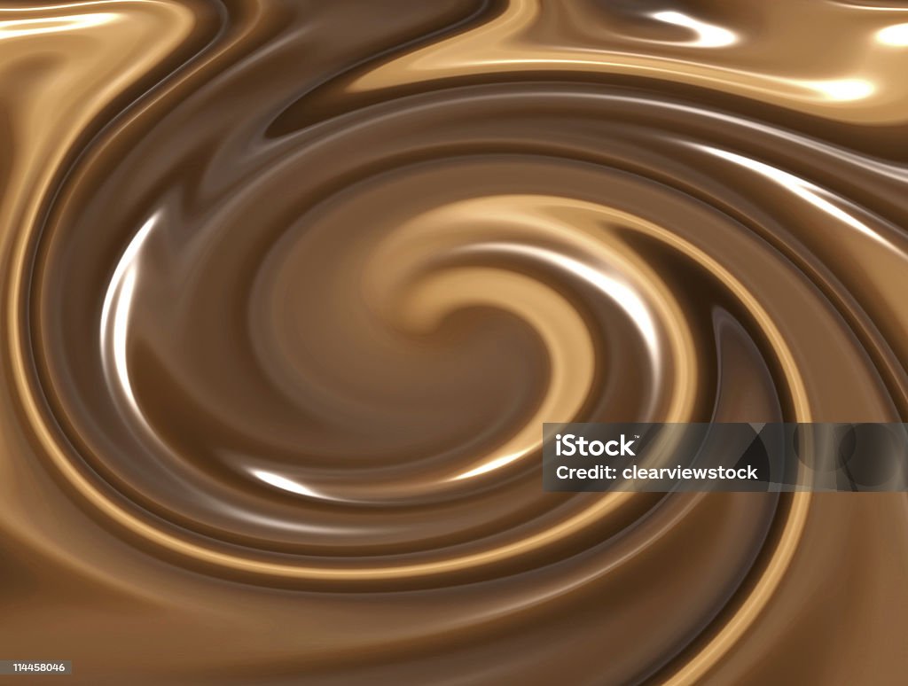 초콜릿 소용돌이 - 로열티 프리 갈색 스톡 사진