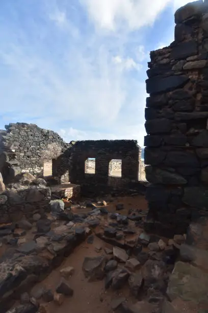 Stunning photo of the ruins of the Bushiribana gold mill