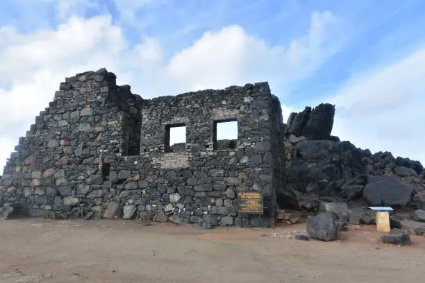 Large ancient gold mine ruins in Aruba