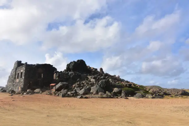 Amazing ancient gold mine ruins in Aruba