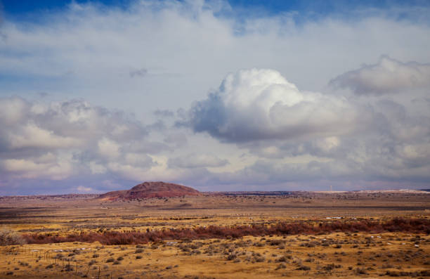 istock Clouds over New Mexico Red Rock Landscape, Southwest USA 1144587282