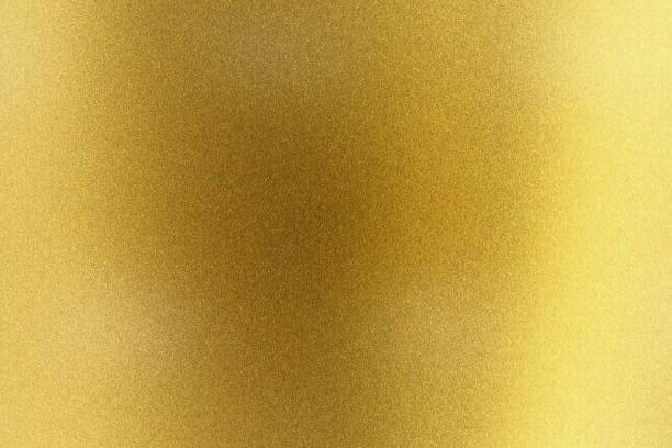istock Abstract texture background, shiny gold foil metal wall 1144589746