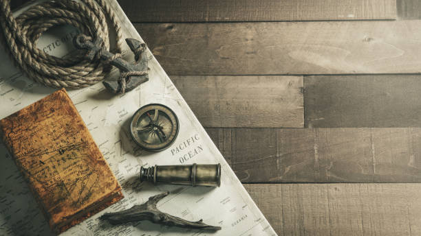 istock Vintage Nautical Travel 1144591538