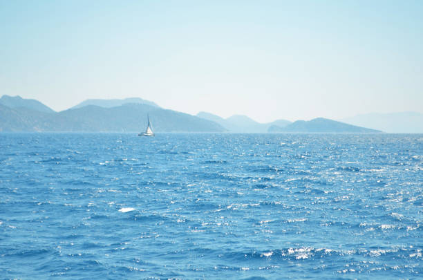 istock Mediterranean sea landscape view of coast . 1144594567