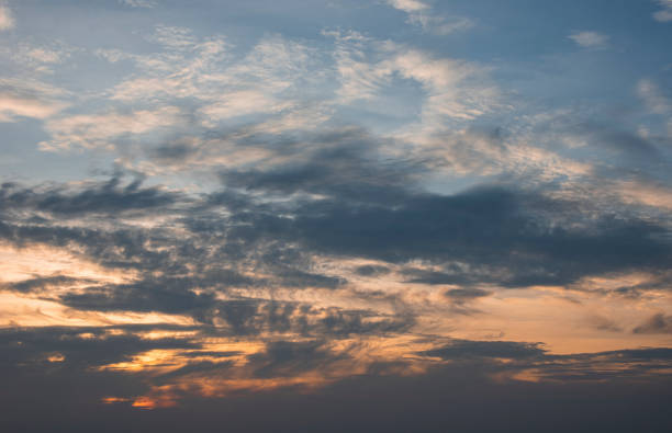 istock Colorful of sunset on sea scape background 1144595249