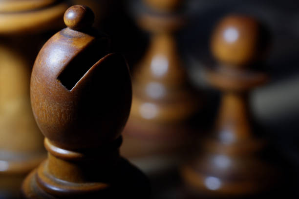 Chess Bishop stock photo