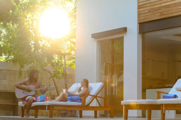 istock Couple enjoying a luxury vacation 1144597574