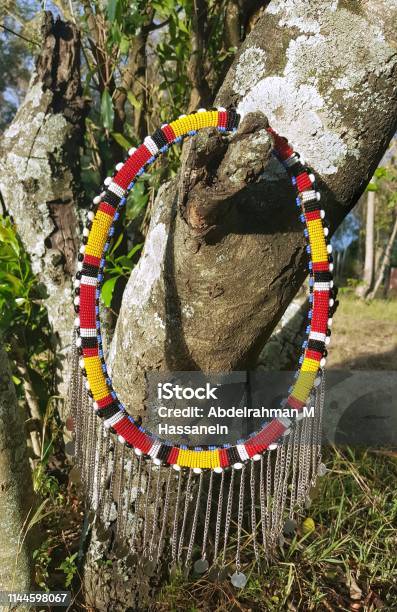 Masai Necklace Stock Photo - Download Image Now - Africa, African Culture, African Tribal Culture