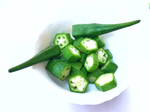 istock Slices of okra 1144602814