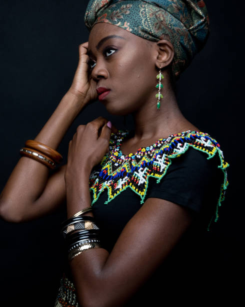 istock Headshot of African female 1144604316