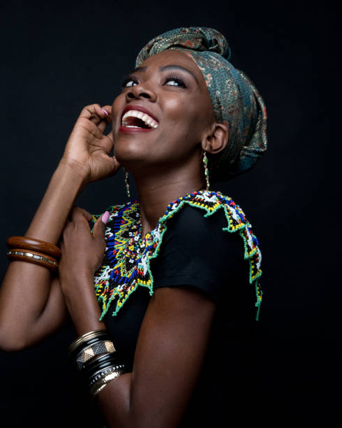 istock Headshot of African female 1144604843