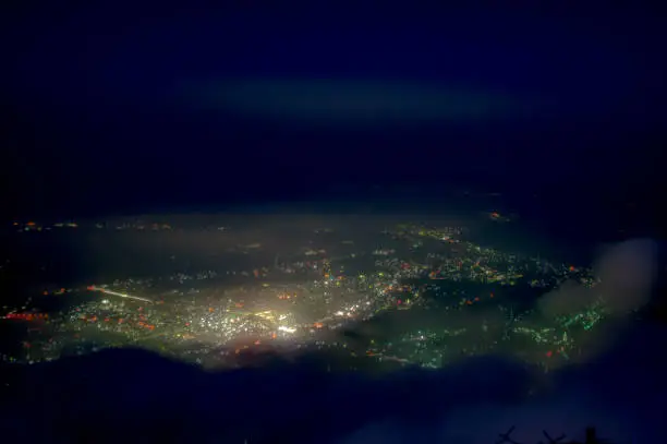Nightview from Mt.Bukou,Chichibu,Saitama