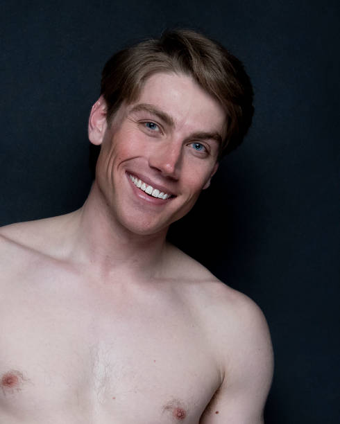 istock Handsome man wearing black underwear 1144606149