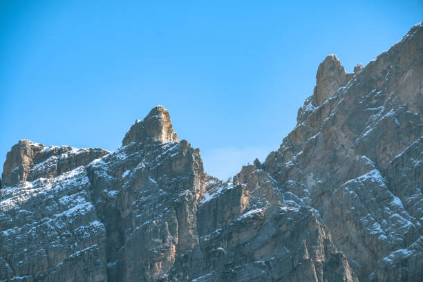 istock View of winter mountains in the clouds 1144606736