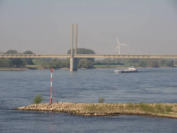 at the lower rhine in germany