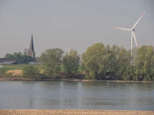 at the lower rhine in germany