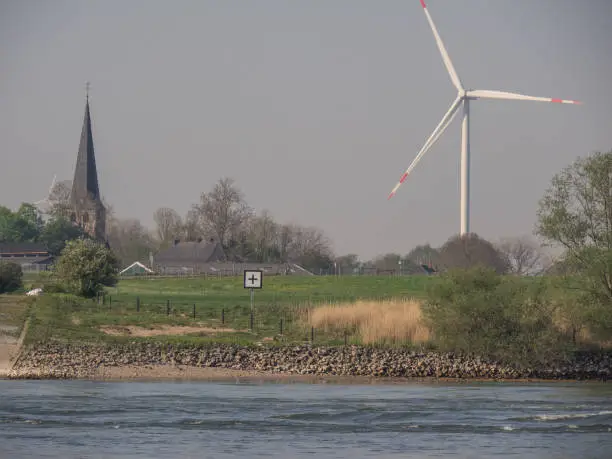 at the lower rhine in germany