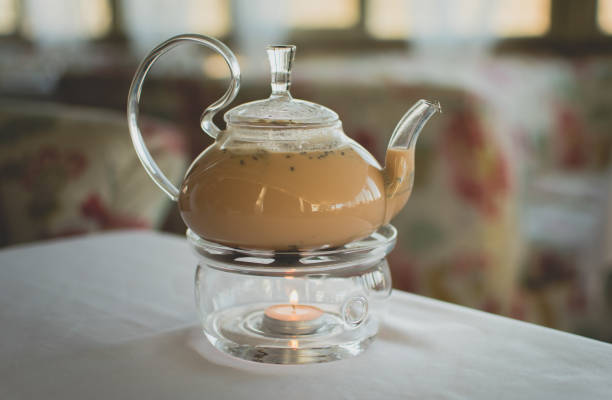 istock Masala tea in a transparent teapot. 1144612542