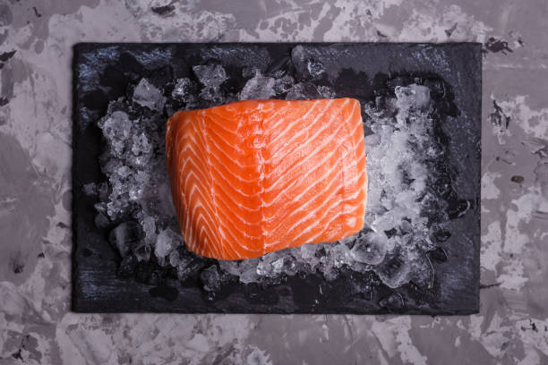 istock chilled salmon fillet on a gray stone background 1144613611