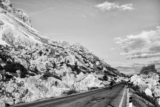 istock Motorcycle on Mountain Road, European Alps. 1144613691
