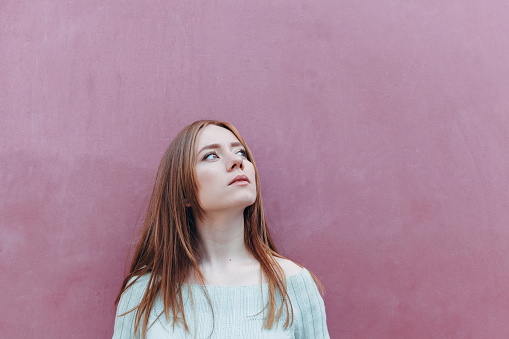 Portrait of beautiful woman