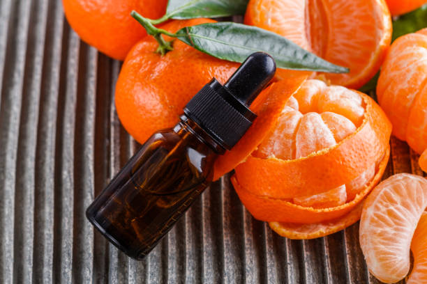istock juicy mandarin on a gray wooden rustic background 1144617911