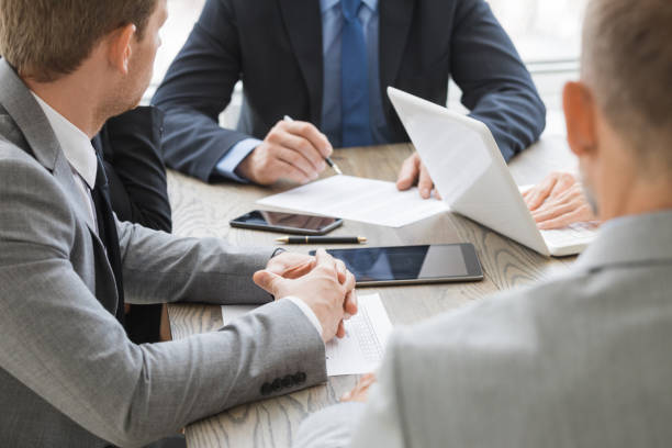 istock Business man signing contract 1144618304