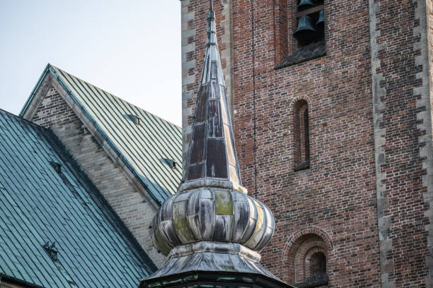 Ribe Cathedral is a romanesque church from 1150 AD onwards and inagurated in 1250. \nRibe is the oldest town i Denmark founded 704-710 AD and located on the west coast of Jutland.