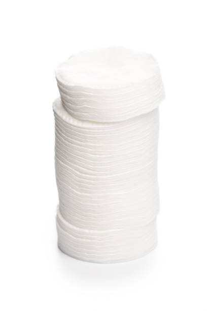 istock Cotton swabs isolated on a white background. Cotton disks 1144619242