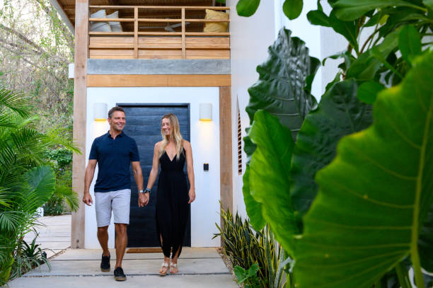 istock Couple enjoying a luxury vacation 1144619779