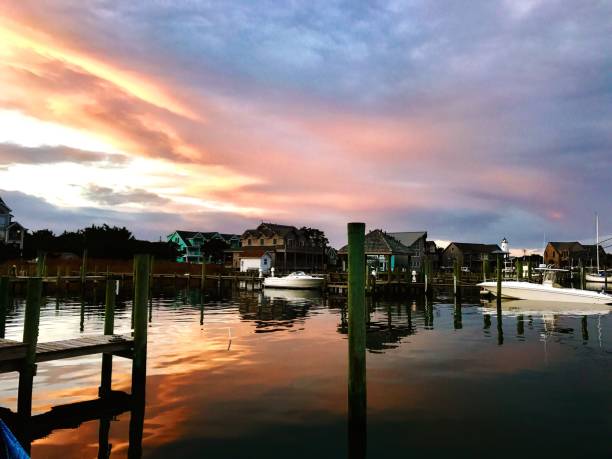 istock Sunrise over Silver Lake Harbor on Ocracoke Island 1144621213