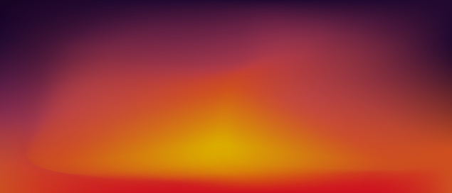 Sunset gradient background . Orange and pink vector  watercolor wallpaper .